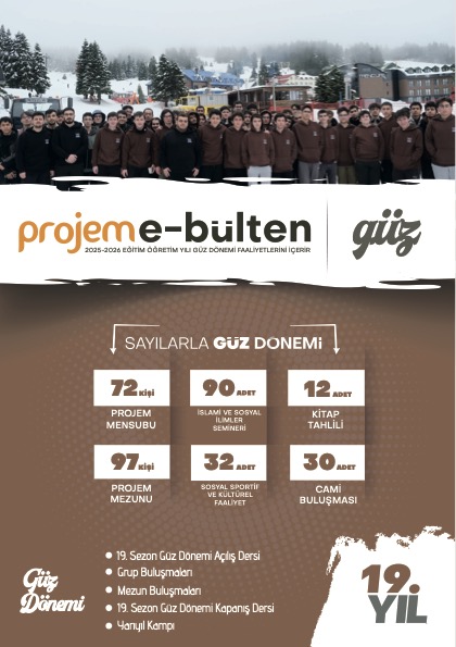 19. Sezon Güz Bülten Kapak